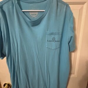 Lauren James women’s Aqua Short Sleeve Tee